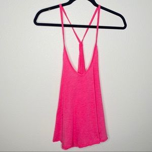 NWOT Free People 🌸 Pink Flowy Top